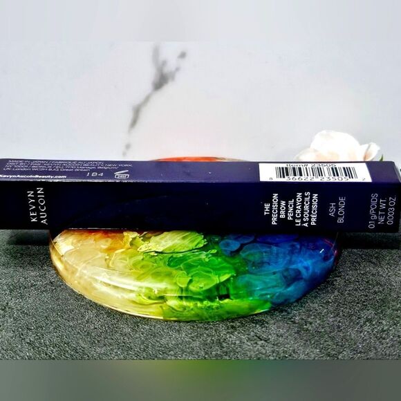 Kevyn Aucoin's Precision Brow Pencil In Ash Blonde High pigment self-sharpen NEW - Picture 2 of 11